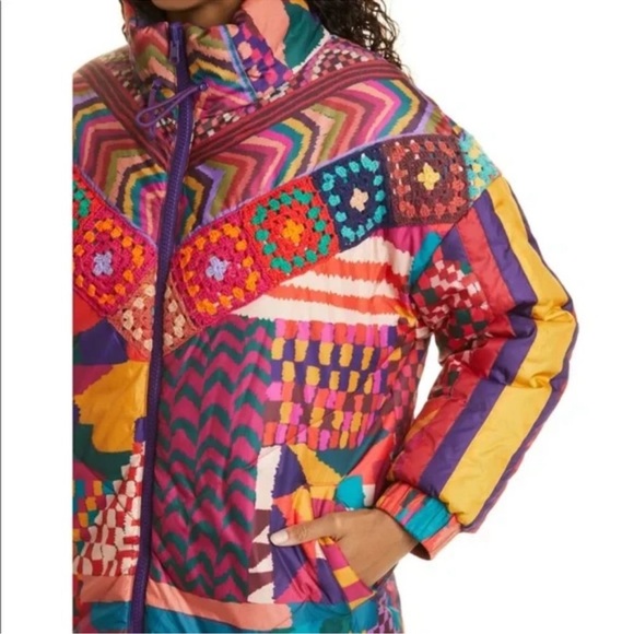 Farm Rio oversized puffer jacket - Picture 5 of 14